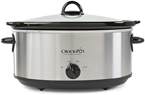 Crock-Pot 7 Quart Oval Manual Slow Cooker – Stainless Steel TZMW