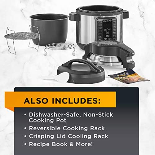 Crock-Pot Express Crisp 8 Quart 10-in-1 Pressure Cooker 9691