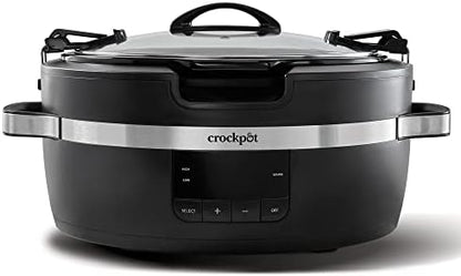 Crock-Pot Thermoshield 6 Quart Slow Cooker with Carry Handles 6TLA