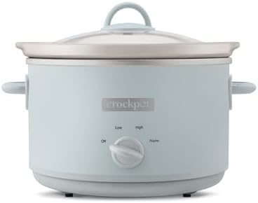 Crock-Pot 4.5 Quart Manual Slow Cooker – Macaroon Blue AOBX