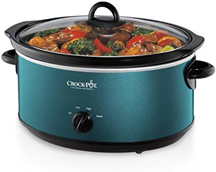 Crock-Pot 7 Quart Manual Slow Cooker – Turquoise VU7S