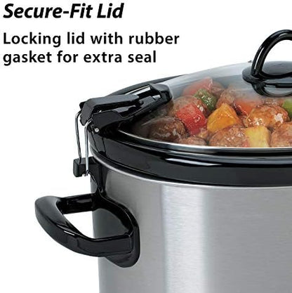 Crock-Pot Cook & Carry 6 Quart Portable Slow Cooker ASP0