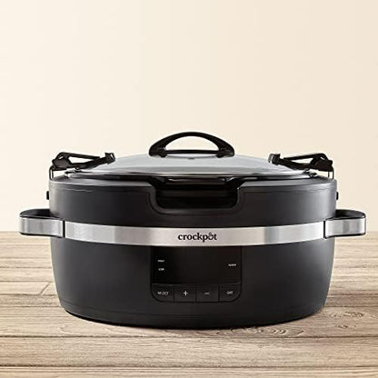 Crock-Pot Thermoshield 6 Quart Slow Cooker with Carry Handles 6TLA