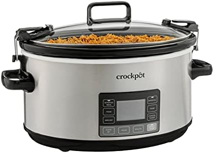 Crock-Pot 7 Quart Portable Programmable Slow Cooker with Timer AGV7