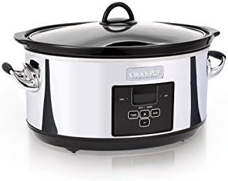 Crock-Pot 7 Quart Programmable Slow Cooker – Polished Platinum RGQ4