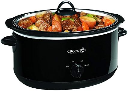 Crock-Pot 8 Quart Manual Slow Cooker – Black EIHV