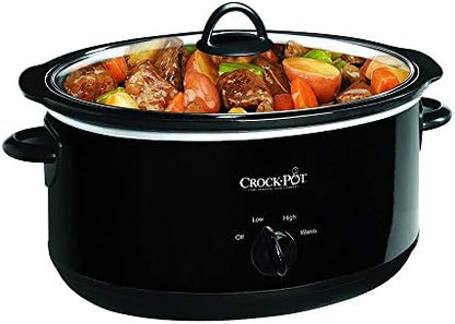Crock-Pot 8 Quart Manual Slow Cooker – Black EIHV