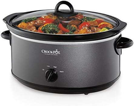 Crock-Pot 7 Quart Slow Cooker – Charcoal Z171
