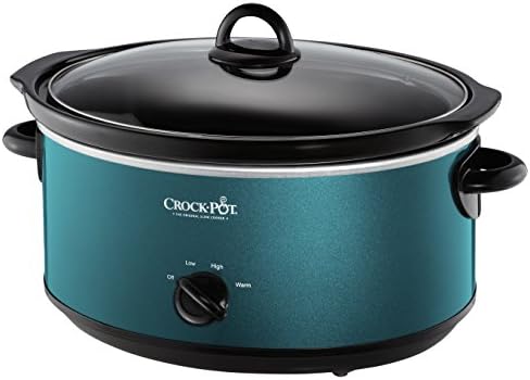 Crock-Pot 7 Quart Manual Slow Cooker – Turquoise VU7S