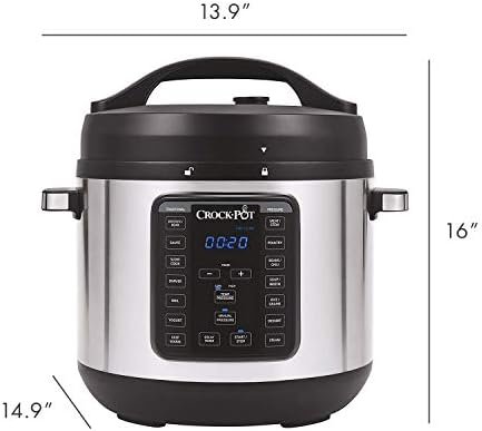 Crock-Pot 8 Quart Express Crock Multi-Use Pressure Cooker 3EWQ