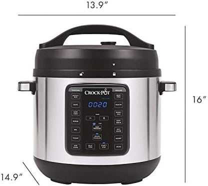 Crock-Pot 8 Quart Express Crock Multi-Use Pressure Cooker 3EWQ