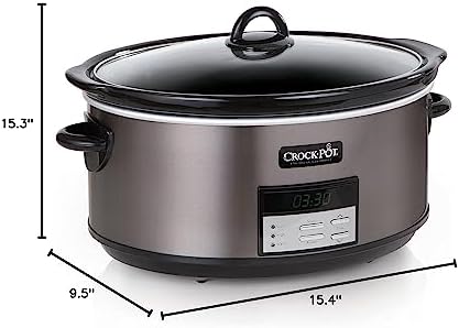 Crock-Pot 8 Quart Programmable Slow Cooker with Auto Warm 878Y