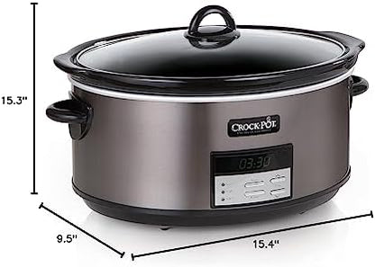 Crock-Pot 8 Quart Programmable Slow Cooker with Auto Warm 878Y