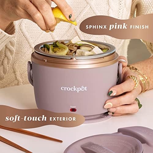 Crock-Pot Electric Lunch Box Food Warmer 20oz – Blush Pink XJIB