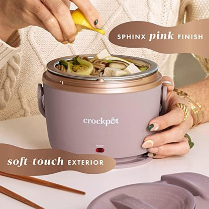 Crock-Pot Electric Lunch Box Food Warmer 20oz – Blush Pink XJIB