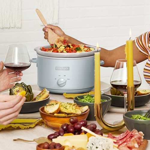 Crock-Pot 4.5 Quart Manual Slow Cooker – Macaroon Blue AOBX
