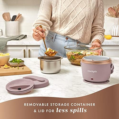 Crock-Pot Electric Lunch Box Food Warmer 20oz – Blush Pink XJIB