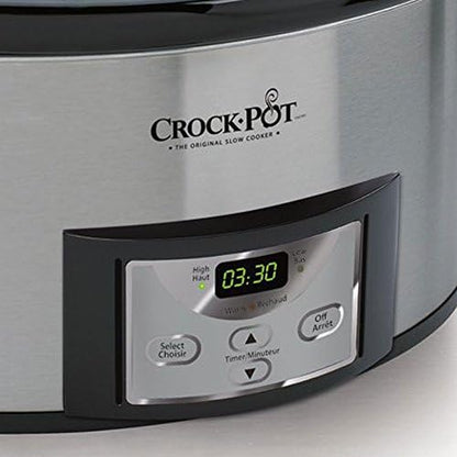 Crock-Pot Cook & Carry 6 Quart Programmable Slow Cooker CVCM
