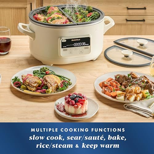 Crock-Pot MultiMeal Multicooker with Programmable Slow Cooker 8KDM