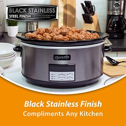 Crock-Pot 8 Quart Programmable Slow Cooker with Auto Warm 878Y