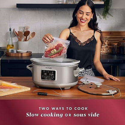 Crock-Pot 7 Quart Programmable Cook & Carry Slow Cooker NC2V