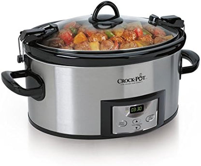 Crock-Pot Cook & Carry 6 Quart Programmable Slow Cooker CVCM