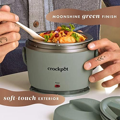 Crock-Pot Portable Electric Lunch Box Food Warmer – Green 53IA