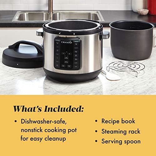 Crock-Pot 8 Quart Express Crock Multi-Use Pressure Cooker 3EWQ