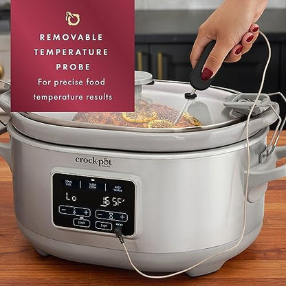 Crock-Pot 7 Quart Programmable Cook & Carry Slow Cooker NC2V