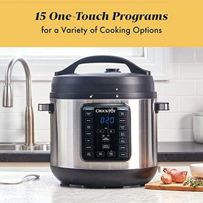 Crock-Pot 8 Quart Express Crock Multi-Use Pressure Cooker 3EWQ