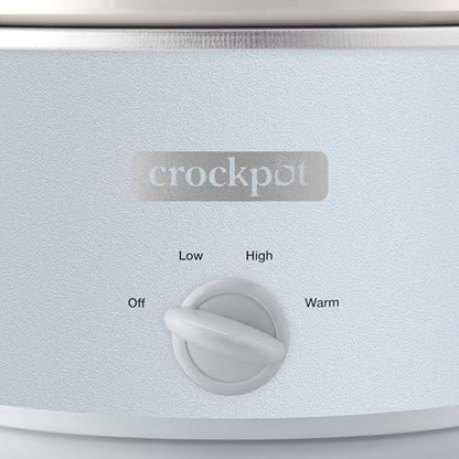 Crock-Pot 4.5 Quart Manual Slow Cooker – Macaroon Blue AOBX