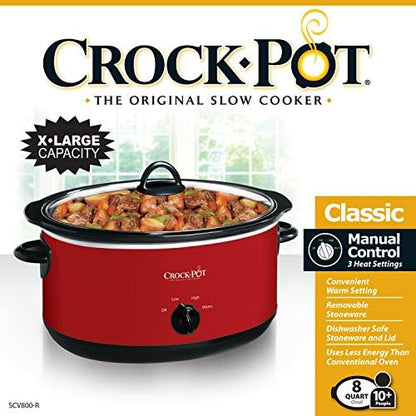 Crock-Pot Express Crock 8 Quart Programmable Slow Cooker RFUS