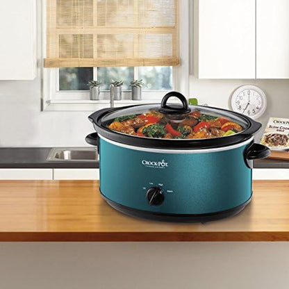 Crock-Pot 7 Quart Manual Slow Cooker – Turquoise VU7S