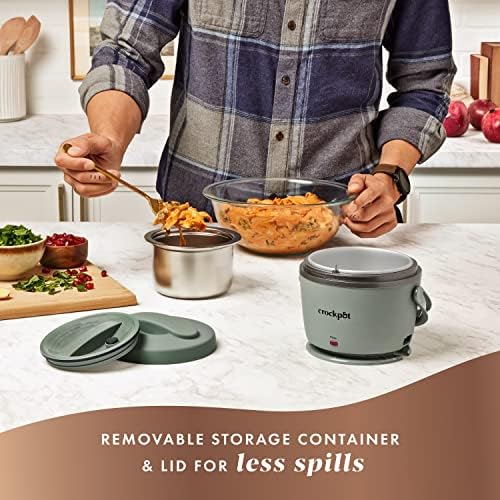Crock-Pot Portable Electric Lunch Box Food Warmer – Green 53IA