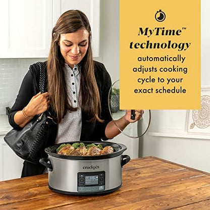 Crock-Pot MyTime 6 Quart Programmable Slow Cooker AMQ7