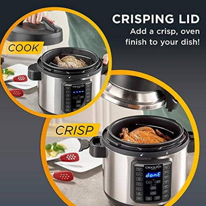 Crock-Pot Express Crisp 8 Quart 10-in-1 Pressure Cooker 9691