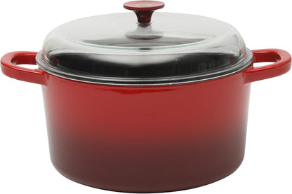 Crock-Pot 3 Quart Enameled Cast Iron Dutch Oven – Aqua Y5X7
