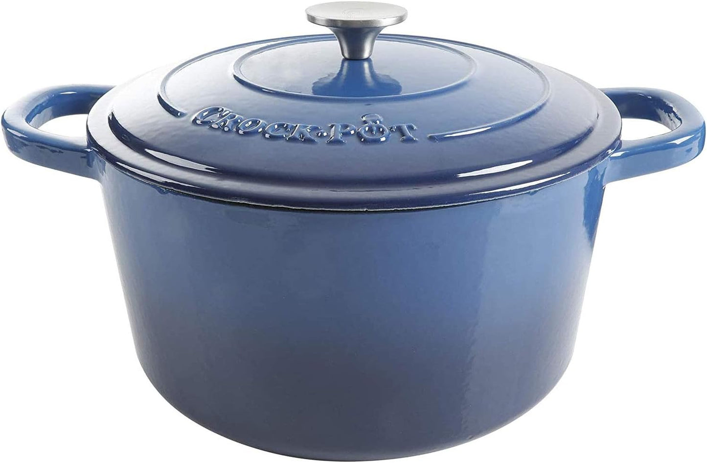 Crock-Pot 3 Quart Enameled Cast Iron Dutch Oven – Aqua Y5X7