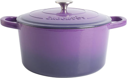 Crock-Pot 3 Quart Enameled Cast Iron Dutch Oven – Aqua Y5X7