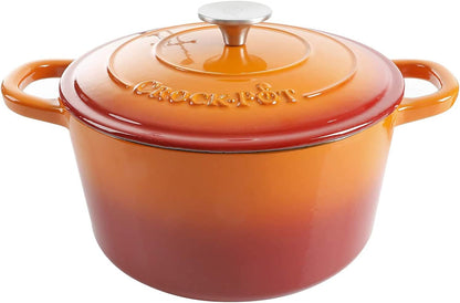 Crock-Pot 3 Quart Enameled Cast Iron Dutch Oven – Aqua Y5X7