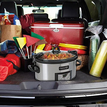 Crock-Pot Cook & Carry 6 Quart Programmable Slow Cooker CVCM