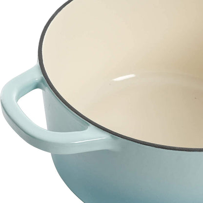 Crock-Pot 3 Quart Enameled Cast Iron Dutch Oven – Aqua Y5X7