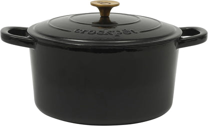 Crock-Pot 3 Quart Enameled Cast Iron Dutch Oven – Aqua Y5X7