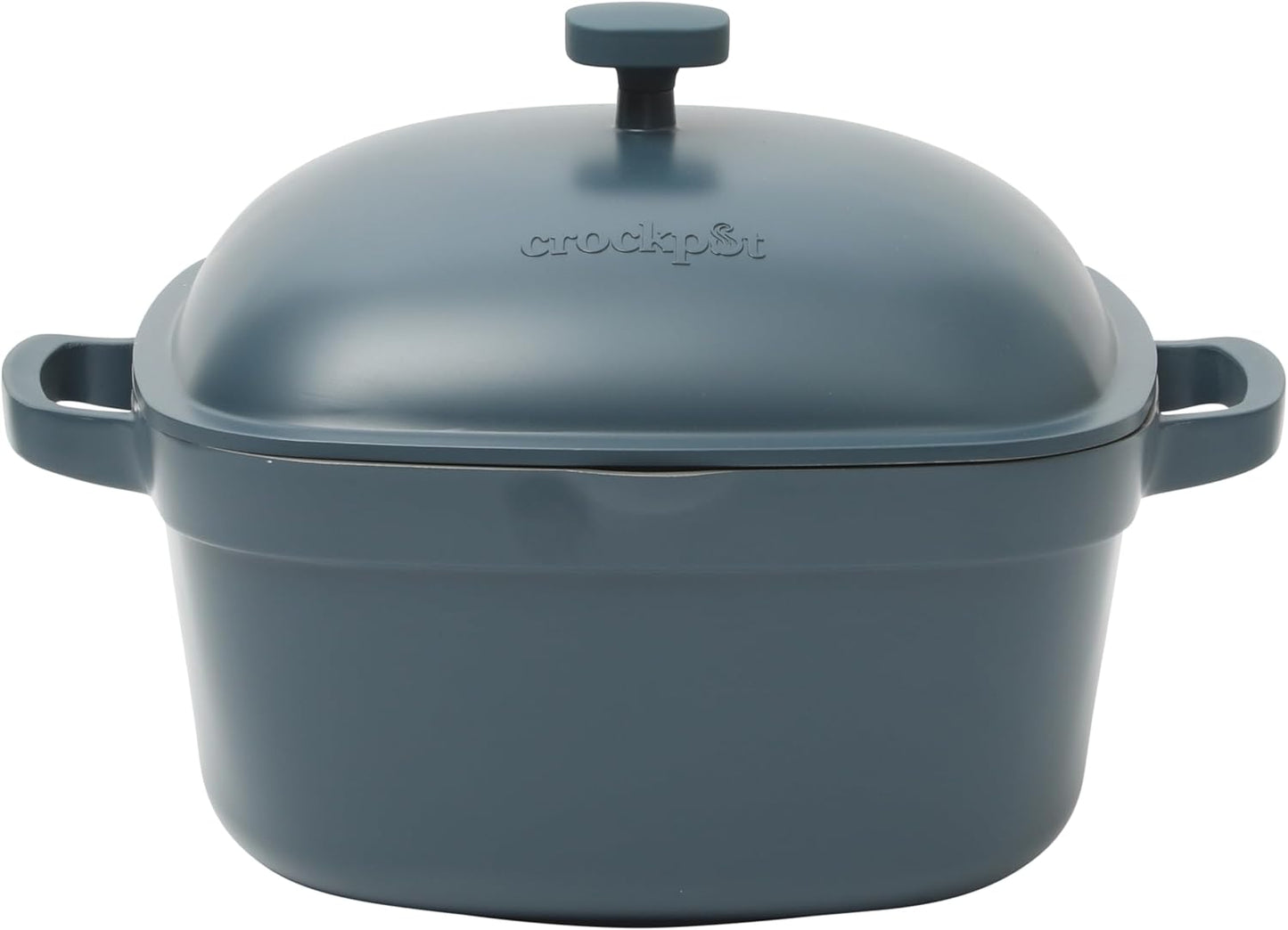 Crock-Pot 3 Quart Enameled Cast Iron Dutch Oven – Aqua Y5X7