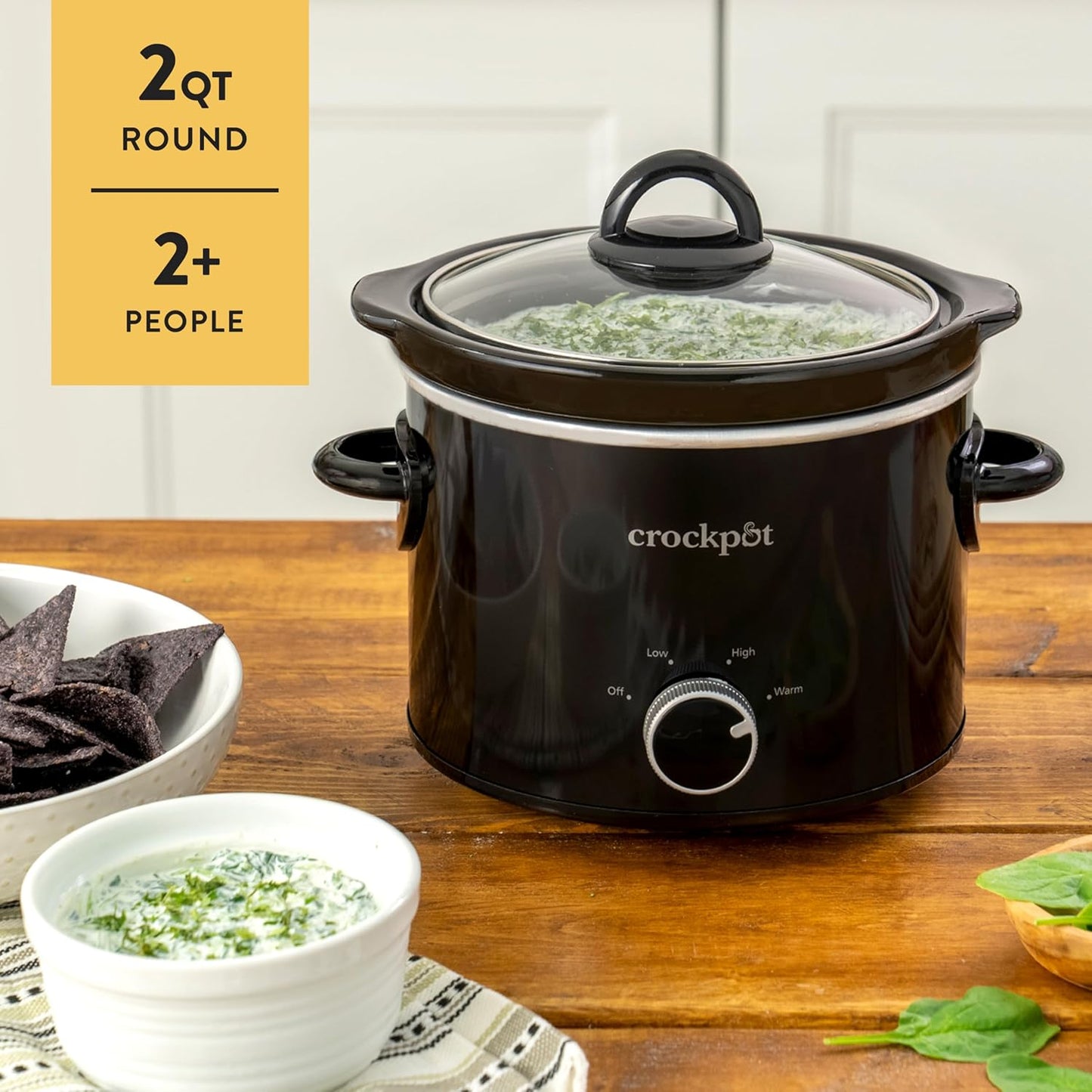 Crock-Pot 2 Quart Mini Slow Cooker – Classic Compact Cooker C12G