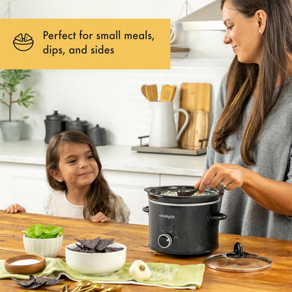 Crock-Pot 2 Quart Mini Slow Cooker – Classic Compact Cooker C12G